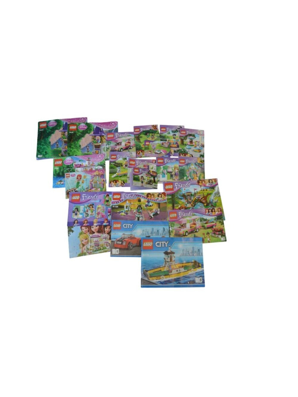 Lego Booklet Bundle 21 pieces City Friends Variety Pack